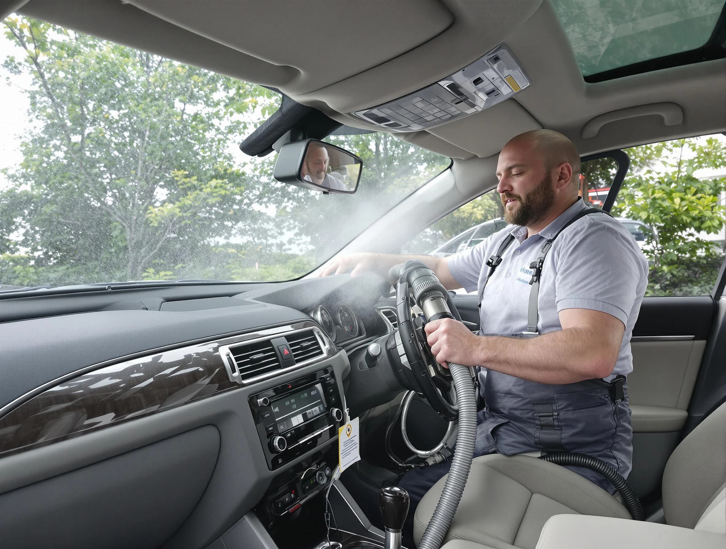 Margaret Air Duct Cleaning specialist performing professional car duct cleaning in Margaret