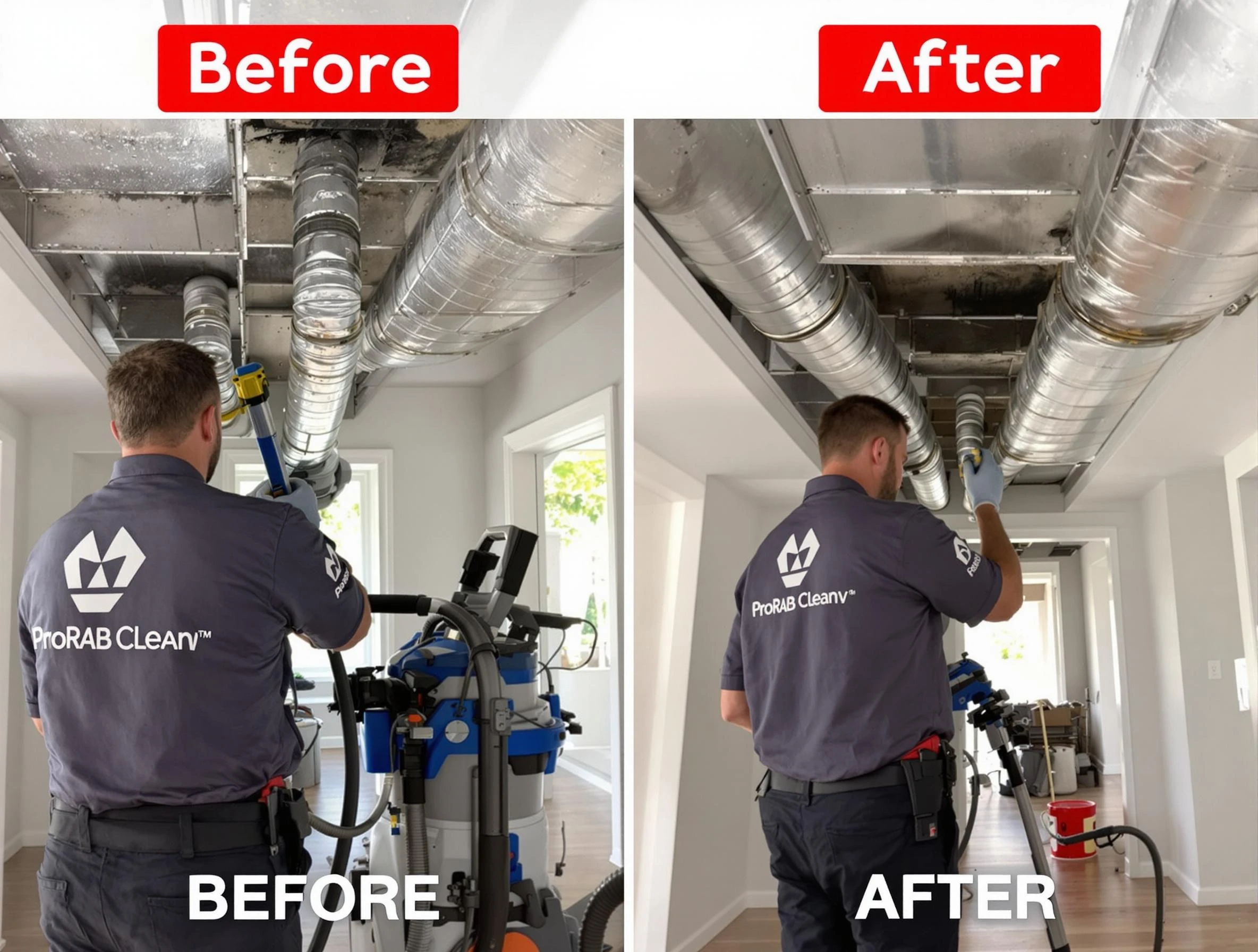 Margaret Air Duct Cleaning expert performing thorough residential duct cleaning in a Margaret home